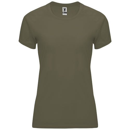 T-shirt sport publicitaire Femme 135gr Bahrain ROLY Vert militaire